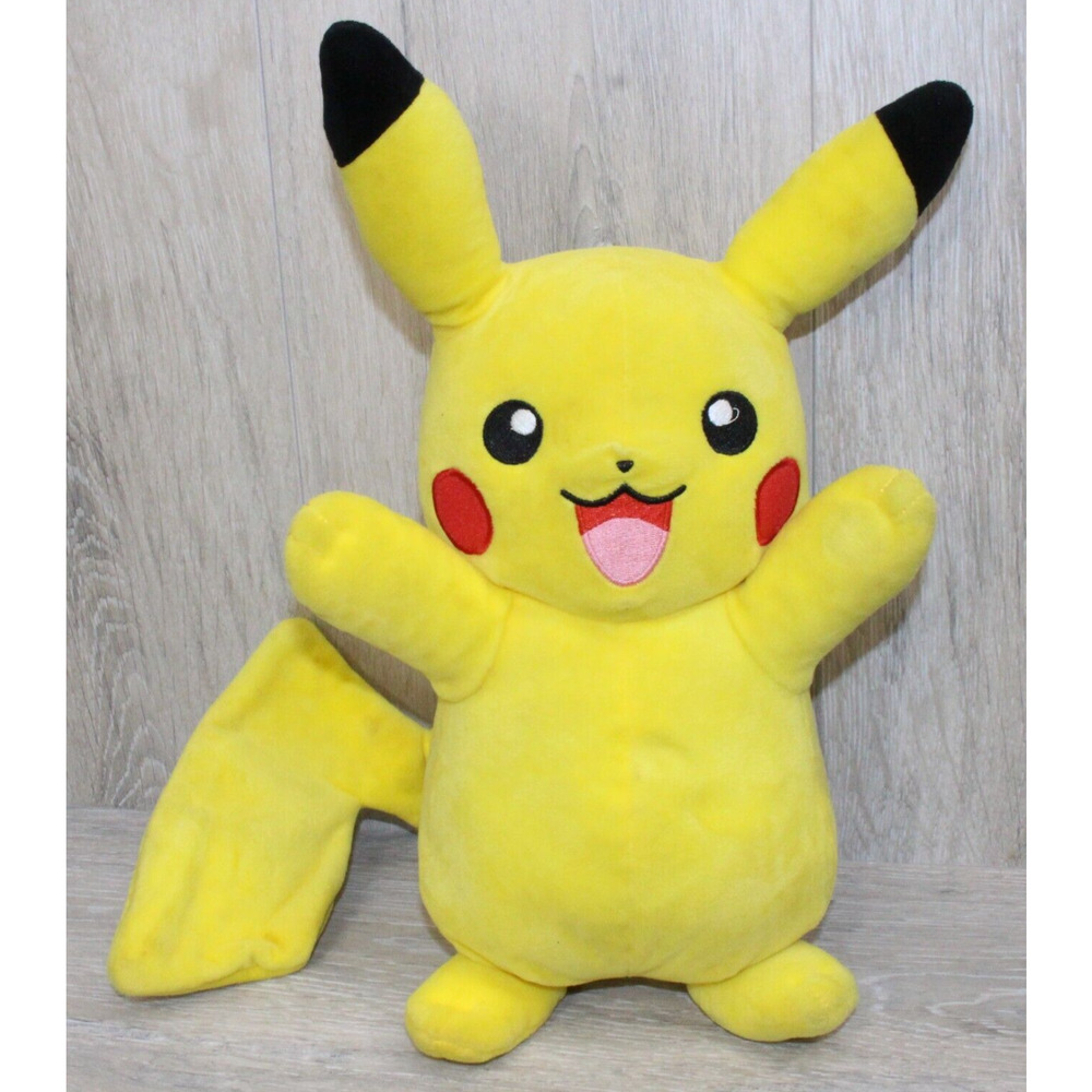 Pokemon WCT 12” Pikachu Plush Talking & Cheeks Lights Up 2020